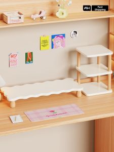 evesigar | Monitor Riser and Keyboard Tray Desktop Organizing Shelf