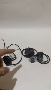 Paket Hemat !!!! 2 Pcs Lampu Motor D2 Plus Saklar Lampu Mini Laser Jauh Dekat Putih Kuning