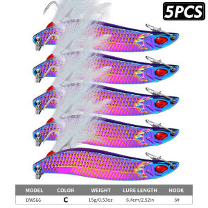 Bộ Mồi Câu Kim Loại Proberos 5 Chiếc Dạng Thìa Quay Trọng Lượng 7g 10g 15g 20g Kèm Móc Câu Ba Ngạnh Lông Chuột Mồi Giả Câu Cá Bass Cá Hồi