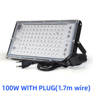 395nm 400nm LED UV Floodlight 50W 100W 150W LED Stage Blacklight 220V Waterproof Ultraviolet Fluorescent Party Stage Backlight