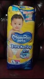 Mamy Poko Standart L-28: Popok Bayi Standar & Nyaman