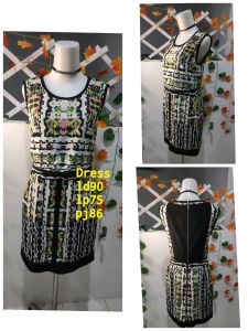 Dressfashion hitam colorful
