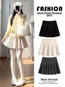 YAYANGREN | Autumn and Winter New High Waist Slimming A-Line Mini Skirt