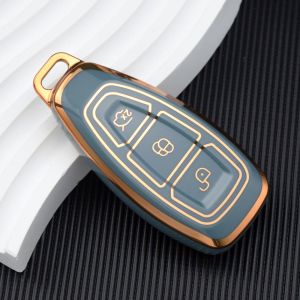 Auto Protector Fob for Ford Focus 3 4 Mondeo MK3 MK4 Fiesta Ecosport Kuga ST C-Max B-Max TPU Car Remote Key Case Cover Shell