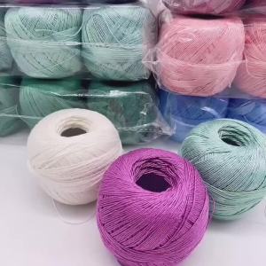 1PC Premium Mercerized Silk Lace Yarn Bundle-Soft Durable Vibrant Colors for DIY Knit & Crochet Soft and Suitable for Summer