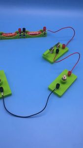 Rangkaian Eksperimen Sekolah Paket Rangkaian Listrik Lampu Seri Pararel Campuran Praktek Rangkaian Eksperimen Mengandung 2 Baterai COD