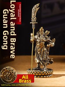 YD | Wealth Attracting Guan Gong Statue Home Ornament