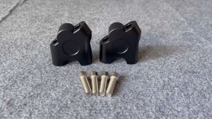 Gù Nâng Ghi Đông 22mm Xe Motor Xe Máy Màu Đen