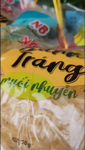 Bánh tráng muối nhuyễn Ngọc Bích - 1 xâu 12 bịch (bịch 50g)