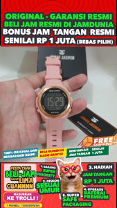 JAM TANGAN JONAS JASMIN ORIGINAL 5306 JJ5306M4 - WOMEN LA - Rubber - Pink - Jamdunia / Jam dunia JD18 # JAM TANGAN JONAS JASMIN WANITA JAM JONAS JASMIN WANITA + JONAS JASMIN 5306 JONAS JASMIN JJ5306 JJ5306M JJ 5306M JJF5306M S003
