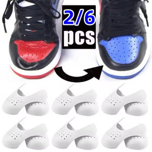 2 cái bảo vệ nếp nhăn dụng cụ chăm sóc giày Sneaker chống nhăn Miếng chụp ngón chân bảo vệ cáng giãn nở Shaper miếng đệm hỗ trợ Phụ Kiện Giày
