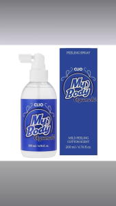 Clio My Body & Heel Foot Peeling Spray – 200ml Exfoliating Treatment | AHA Cellulose & Fruit Extracts | For Soft Smooth Feet & Body | Use on Wet or Dry Skin