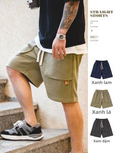 MADEN | Quần Short Thể Thao Ống Rộng Dày Dặn Túi Lớn