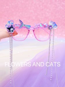 Cute Childrens Sunglasses Fashionable Sun Protection Eyewear for Little Girls Princess Style Sunglasses for Baby Girls