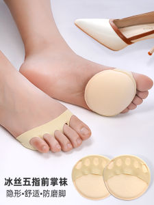 Size Toe Sleeve Hallux Valgus Men and Women Forefoot Pad Five Finger Split Toe Separator Big Foot Bone Prevention and Correction