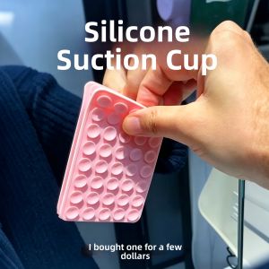Multifunctional Anti-Slip Stress-Relieving Silicone Suction Phone Tablet Stand