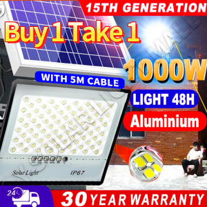 🔥Ship in 12 Hour+Buy1Take1🔥2025 New 1000W Solar Light Outdoor Waterproof Solar Garden Light Solar Flood Light Solar Spotlight LED Outdoor Solar Light Solar Led Light Solar Panel Ip67 Waterproof