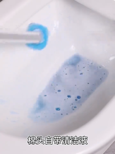 Disposable Toilet Cleaner One Time Bowl Brush Toilet Brush Disposable Toilet Cleaning Toilet Brush Comes with 8 brush heads