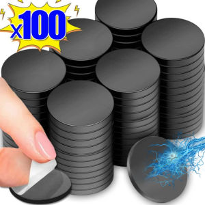 YESPERY 50/100Pcs Magnetic Metal Plate For Car Phone Holder Universal Self Adhesive Teaching Blackboard Magnetic Patch Refrigerator Sticker 2CM