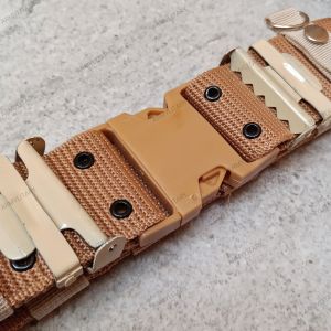 sabuk kopel ikat pinggang pdl commando krem krem dan ring acetal