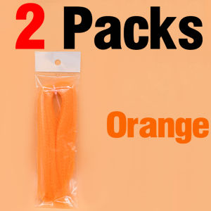 2Packs Flash Synthetic Tying Fiber for Saltwater Jig Hook Assist Lure Making & Fly Fishing Streamer Material