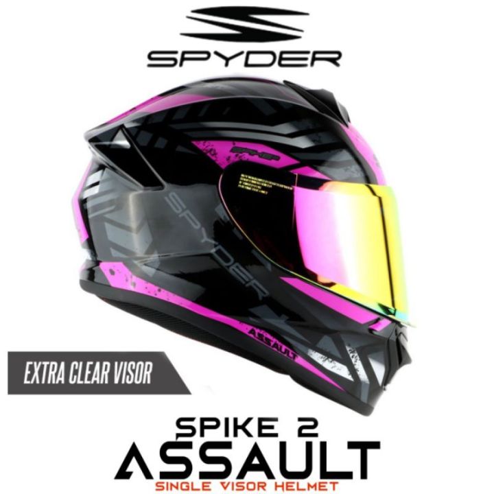 Spyder Helmet Spike Spyder Spike Visor Spike Spyder Phoenix Visor