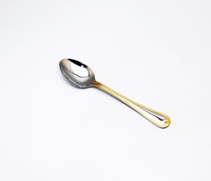 Luxury 18-10 Stainless Steel Soup Spoon Dessert Spoon Main Course Western Meal Spoon Solid Silverware Dishwashing Safe