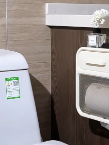 Tempat Tisu Toilet Tempel Kamar Mandi Multifungsi Dengan Rak