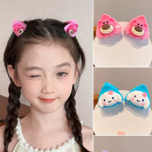 Sanrio อุปกรณ์เสริมผม สำหรับเด็ก การ์ตูนแมวหูเล็ก คลิปน่ารัก เจ้าหญิงผมหน้าม้า