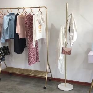 Local Shipment Nordic Minimalist Light Luxury Wrought Iron Bedroom Hanger Bag Pants Scarf Coat Hat Storage Rack