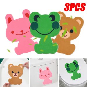 Cute Cartoon Animal Pattern Toilet Deodorant Sticker Toilet Toilet Cover Decoration Sticker Rose Lemon Jasmine Fragrant