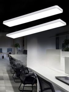 LED Strip Light White Minimalist Modern Office Ceiling Lamp Classroom Office Office Work Conference Room Light