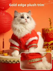 HOOPET | Winter Warmth and New Year Festive Cat Costume