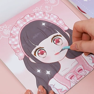 Nicedays🍒Stiker Ganti Baju Putri Stiker Ganti Baju Kartun Stiker Lucu Mainan Anak Perempuan COD