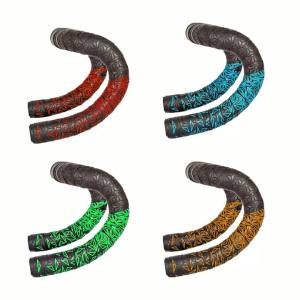 Anti-Slip Handlebar Tape PU Road Bike Shock Absorp Bicycle Comfortable Non-slip Silicone Shock-absorbing Sweat-absorbing
