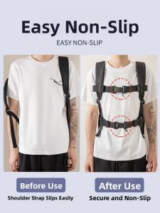 Magnetic Anti-slip Backpack Shoulder Strap Buckle