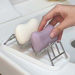 Stainless steel soap rack multifunctional drain rack bathroom storage rack kitchen sponge storage