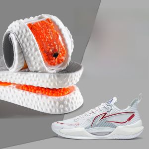 LINGMIAO | Mens Cushion Shock Absorption High Elasticity Breathable Sweat Absorption Anti-Odor Basketball Shoe Insoles