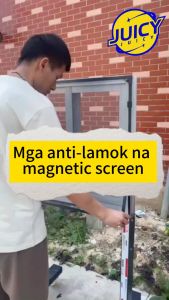 DIY Magnetic Screen Window with Frame Mosquito Screen for Window Anti Mosquito Net Black