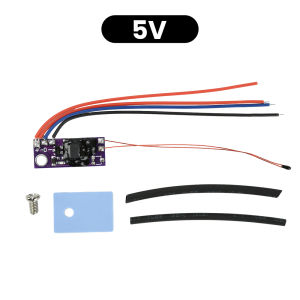diymore | DC 5V 12V 1.2A 2-wire 3-wire Fan Temperature Controller Routing CPU Heat Sink Micro Automatic Speed Regulation