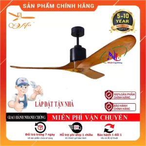 Quạt trần Vifa - Quạt trần Qvifa-25 lắp Showroom nội thất khách sạn quán Bar
