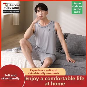 TUCANO | Summer Modal Three-Piece Mens Sleepwear Set