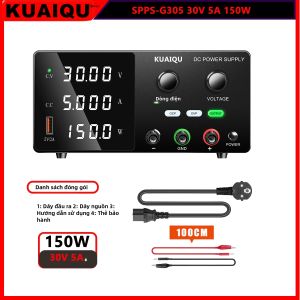 Bộ Điều Chỉnh Điện Áp KUAIQU 160V 2A Nguồn Cấp Điện DC 30V 60V Có Chức Năng OCP/OVP Dành Cho Máy Mạ Điện Tự Chế