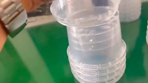 Multipurpose Clear Plastic Bucket Transparent Storage Packaging Repacking 500ml 2000ml