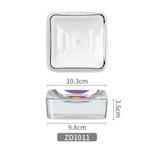 Luxurious Thick Acrylic Soap Dish Hotel Style Bathroom Soap Tray Creative Transparent Design for Personal Hygiene