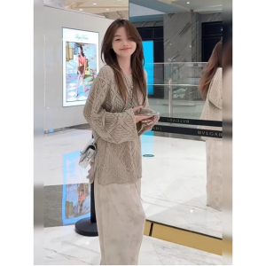 Unique Stylish Loose Lazy Style Hollow Knit Sweater