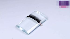 eelloo แท่นวางขนตา แผ่นแก้วคริสตรัล วางขนตา แบบเรียบ จับช่อขนตา อุปกรณ์พาเลตต์ ที่วางต่อขนตา