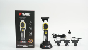 WMARK NG-7230 Hair Clipper Kit Professional Electric Clipper 7500RPM LED Indicator Rechargeable Base Hair Cutting Steel Comfort Stainless Steel