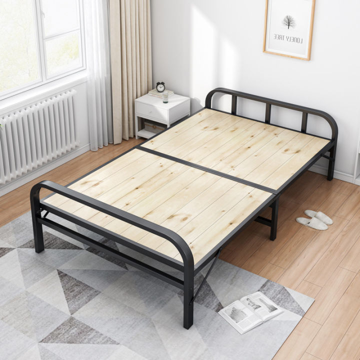 Foldable single on sale bed frame