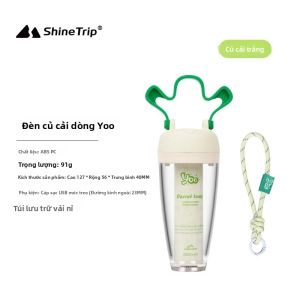 ShineTrip | Đèn Cắm Trại Từ Tính Hình Củ Cà Rốt ShineTrip Có Thể Điều Chỉnh Đèn Nhôm Ngoài Trời Dành Cho Những Giờ Phút Vui Vẻ Cùng Con Chiếu Sáng Không Gian Tầm Xa